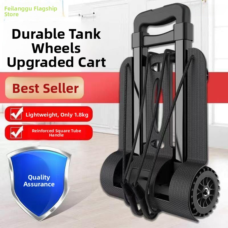 Pull Cart Fold - Portable Shopping Cart Hand-Pulled Sound System