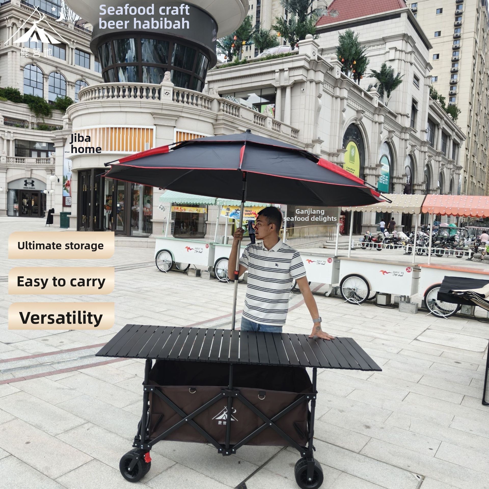 Car folding camping Lifting ta - Pull Cart Fold avaliação e preço