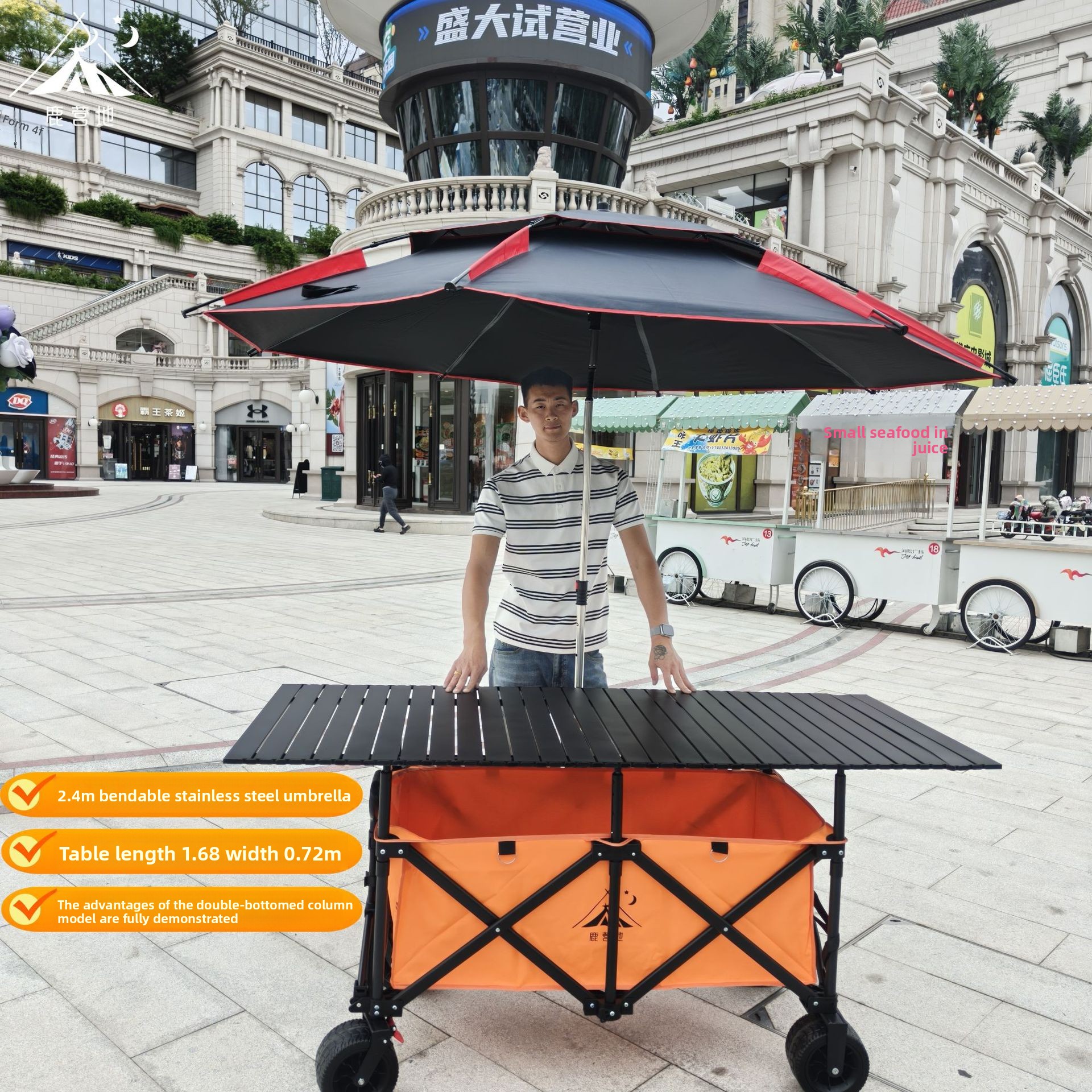 Car folding camping Lifting ta - Pull Cart Fold avaliação e preço