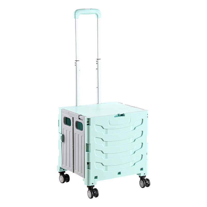 5S Quick Folding Shopping Trol - Pull Cart Fold avaliação e preço