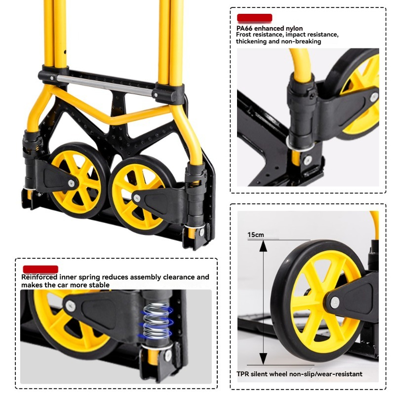 Folding Hand Truck Portable,Li - Pull Cart Fold avaliação e preço
