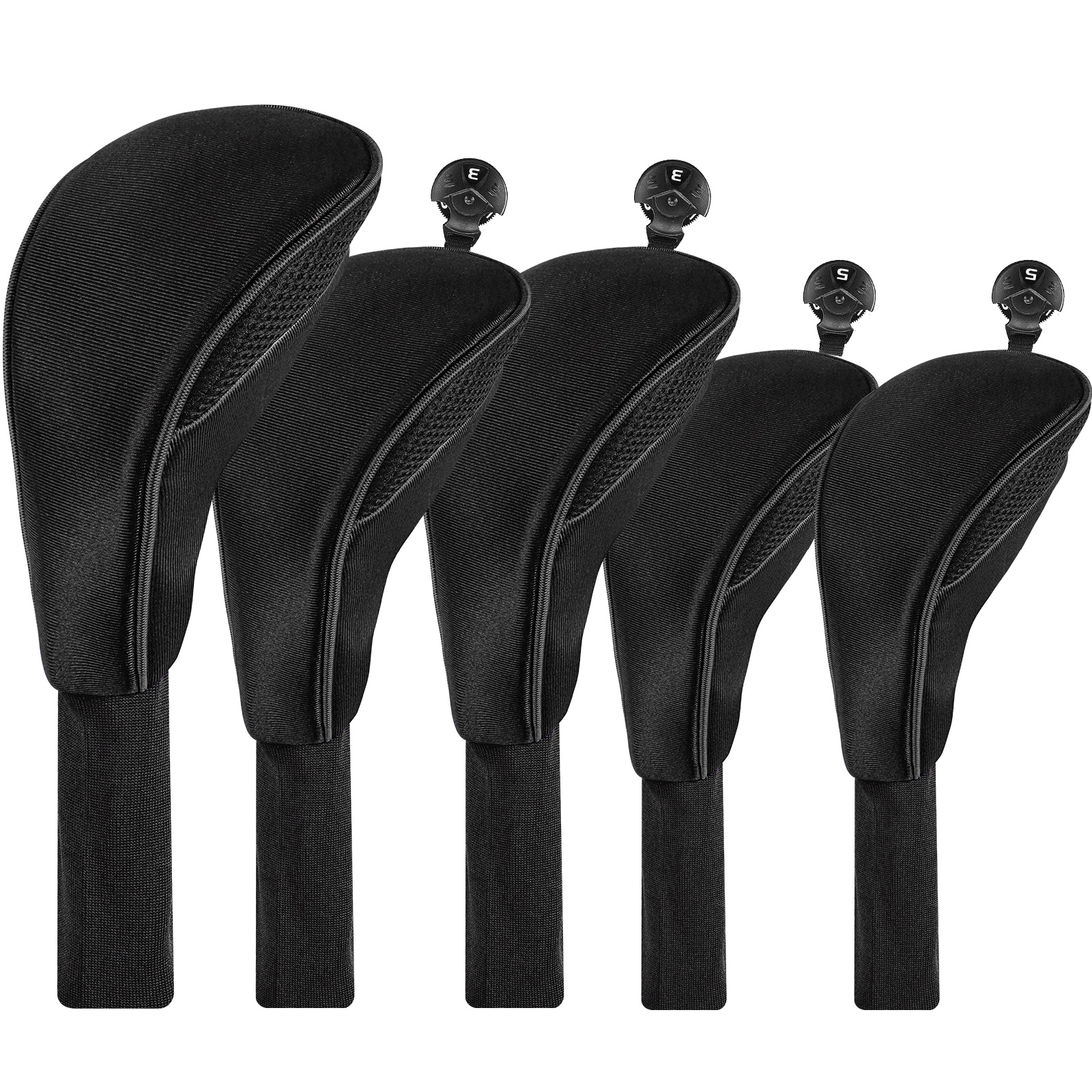 5pcs Golf Club Head Covers for - Golf Equipment Storage avaliação e preço