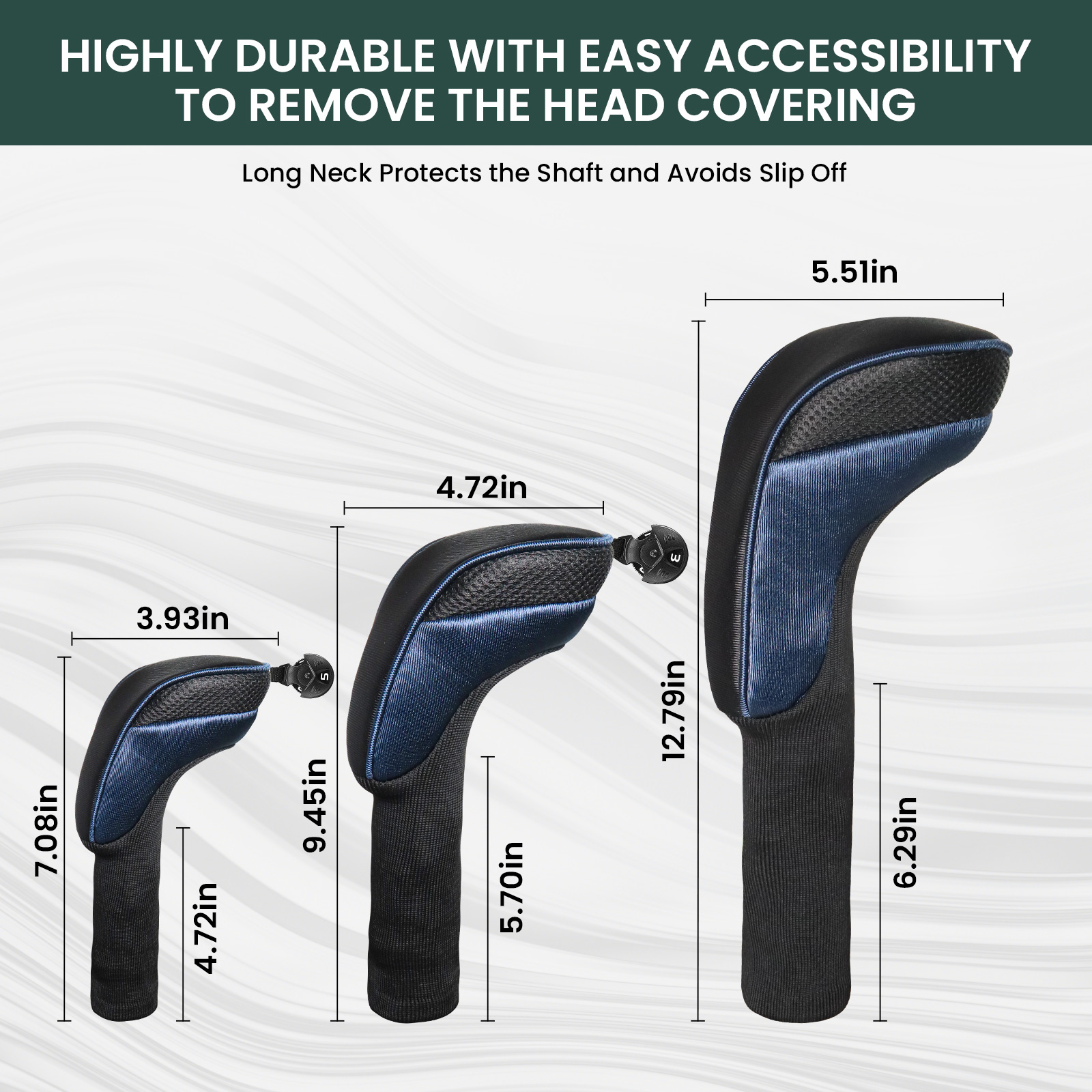 5pcs Golf Club Head Covers for - Golf Equipment Storage avaliação e preço