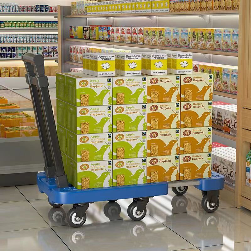 New 6-wheel Load-bearing Teles - Pull Cart Fold avaliação e preço