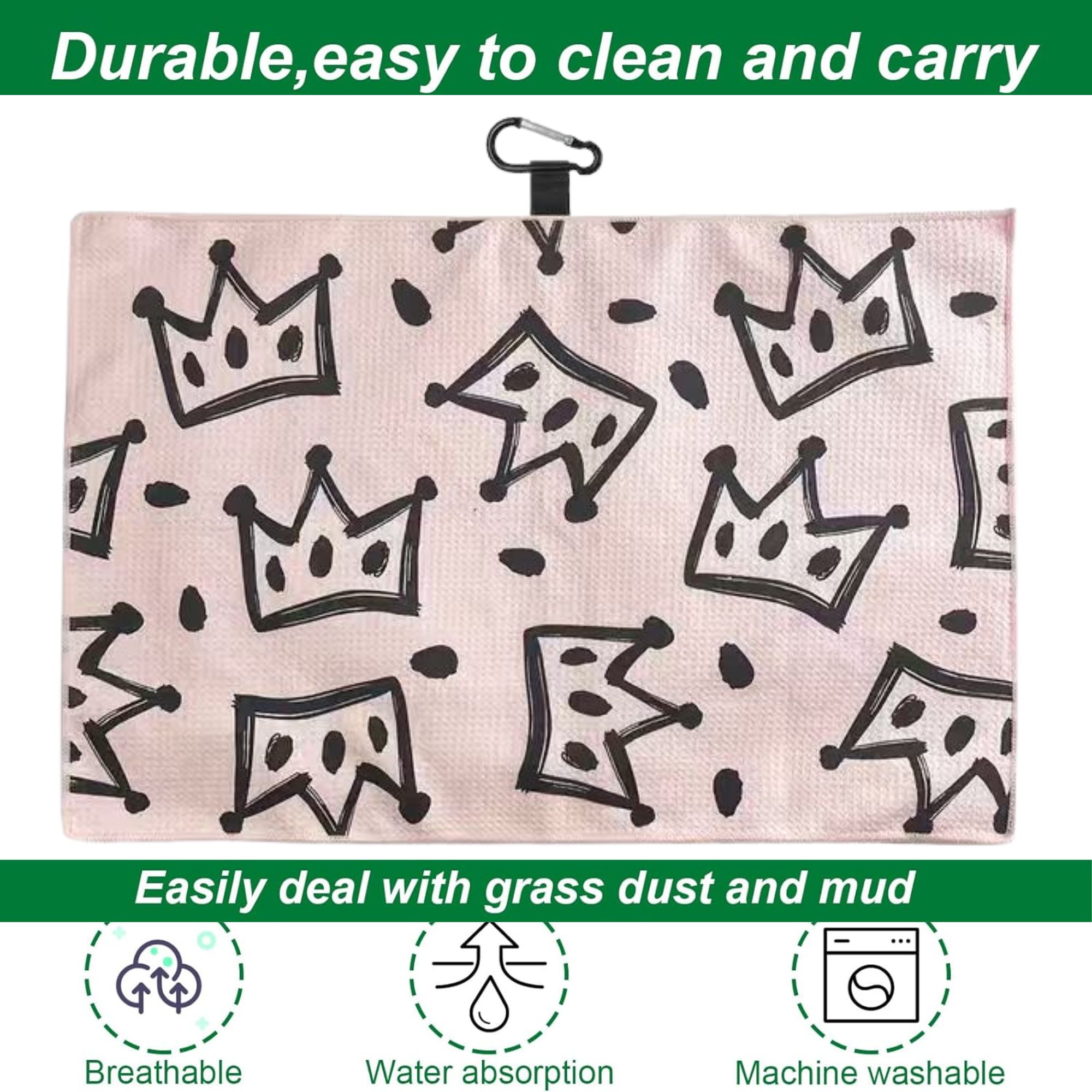 King Crown Premium Microfiber  - Golf Towel Waffle avaliação e preço