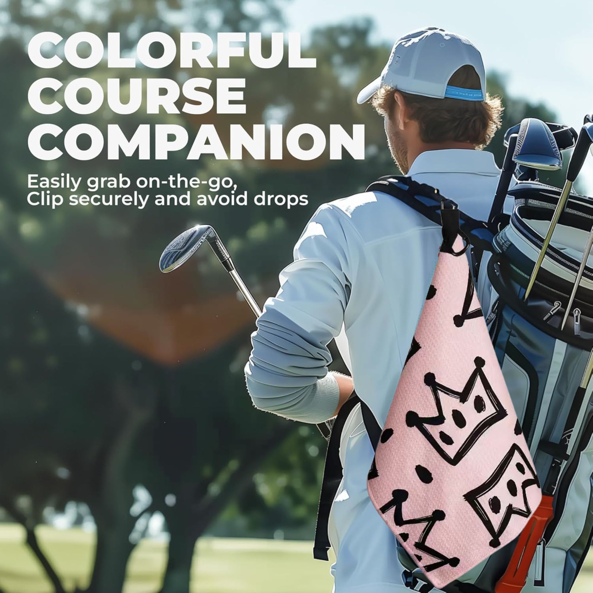 King Crown Premium Microfiber  - Golf Towel Waffle avaliação e preço