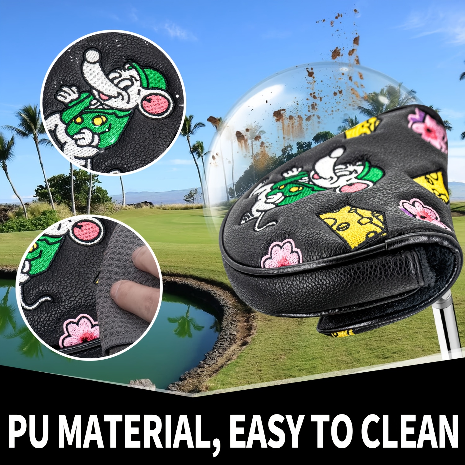1pc Mouse Cheese Design Golf C - Golf Equipment Storage avaliação e preço