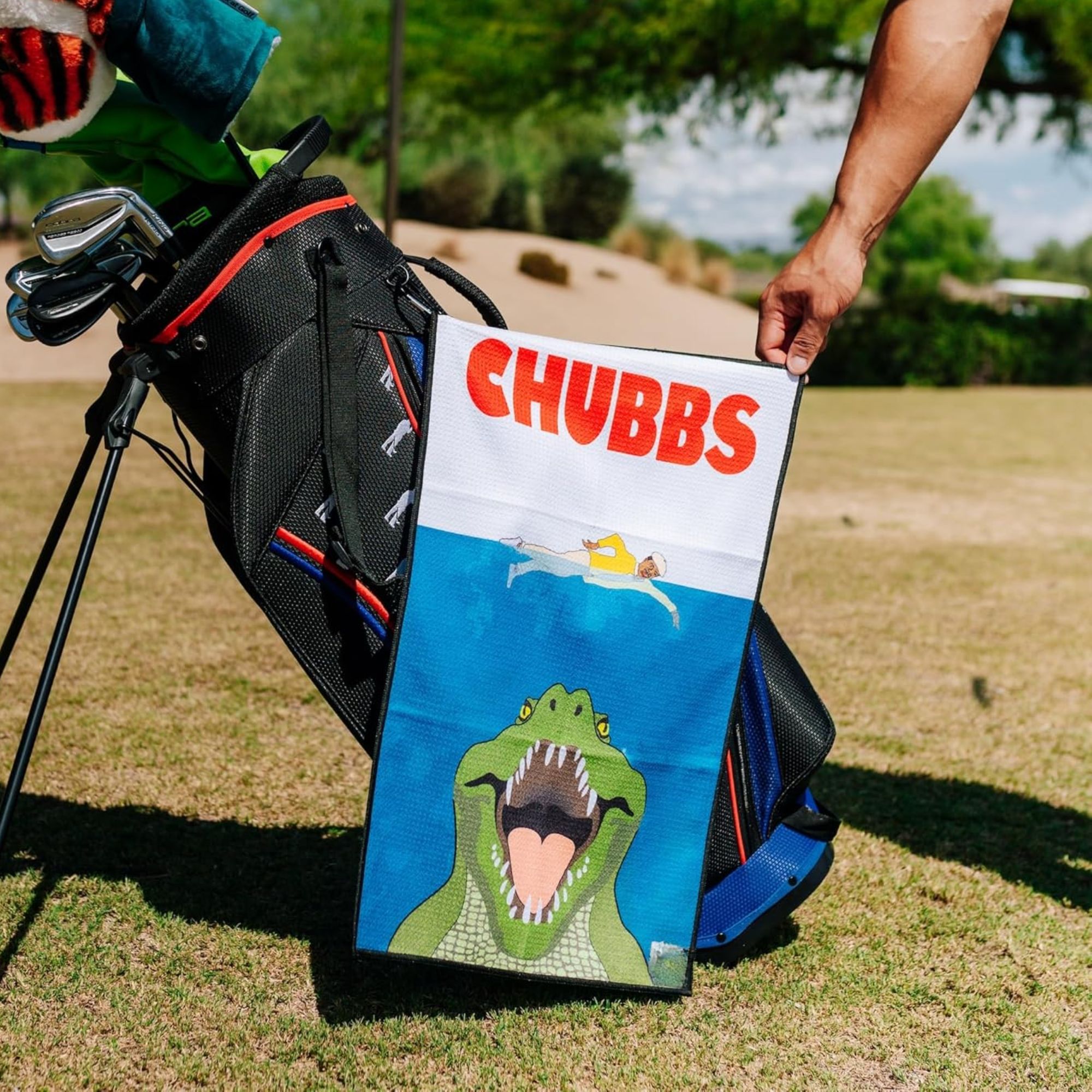 Fun Happy Gilmore Design Golf  - Golf Towel Waffle avaliação e preço