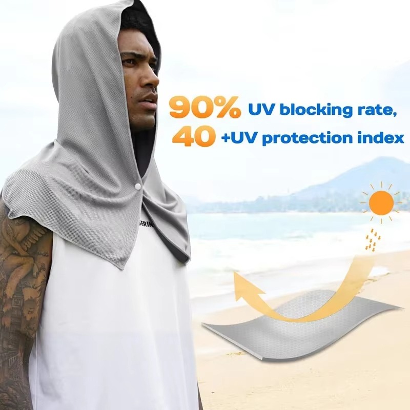 Cooling Hoodie Towel - UV Prot - Golf Towel Waffle avaliação e preço