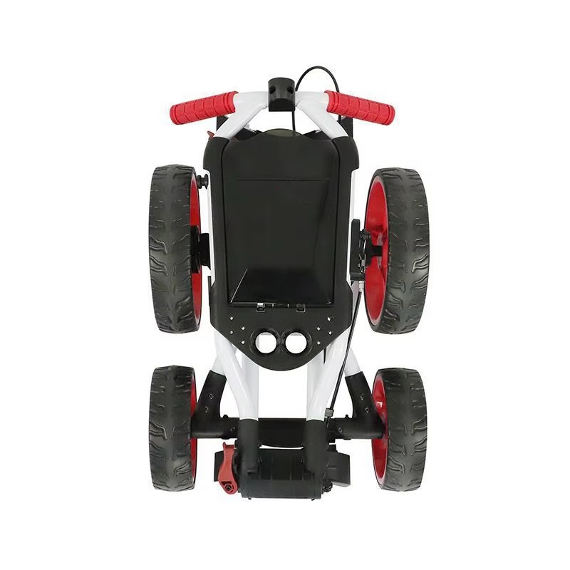 Golf Push Cart 4 Wheel Sturdy  - Pull Cart Fold avaliação e preço