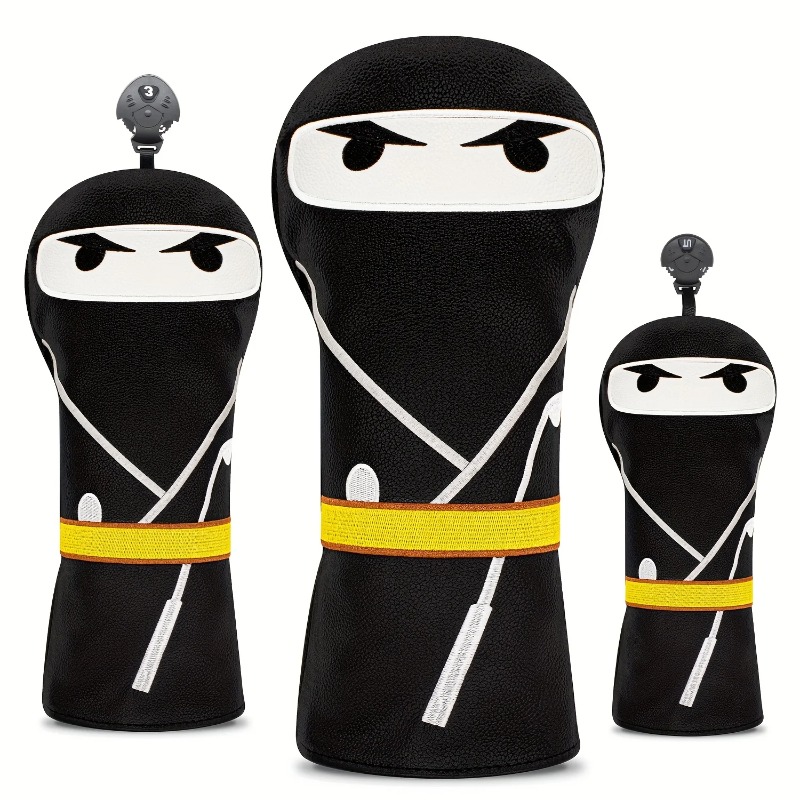 Samurai Pattern Black Golf Clu - Golf Equipment Storage avaliação e preço