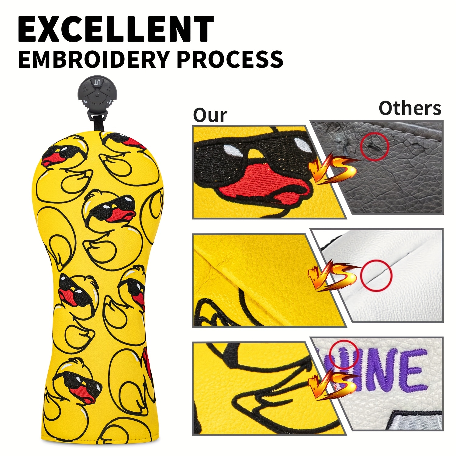 Adorable Yellow Duck-Themed Go - Golf Equipment Storage avaliação e preço