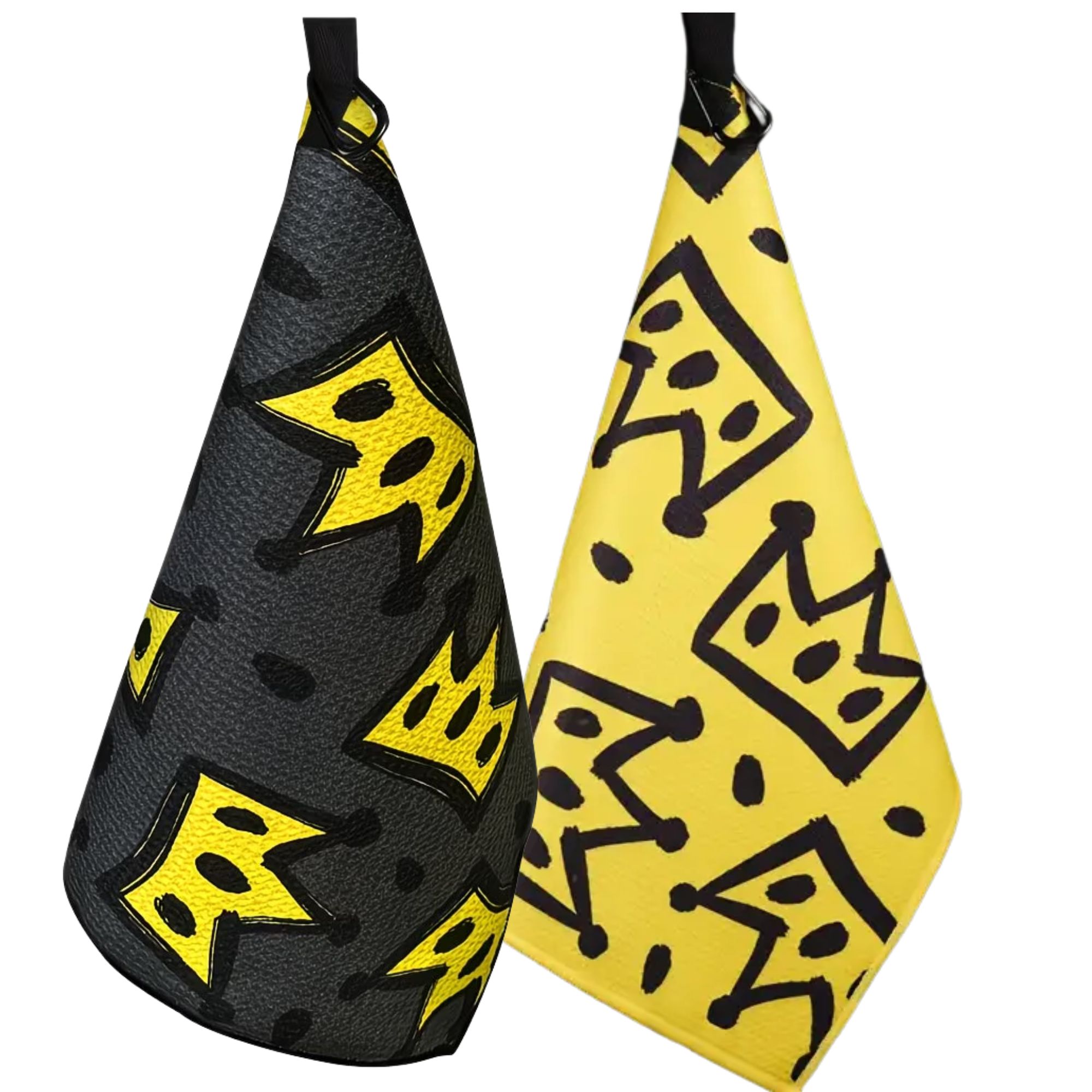 2pcs King Crown Large Golf Tow - Golf Towel Waffle avaliação e preço