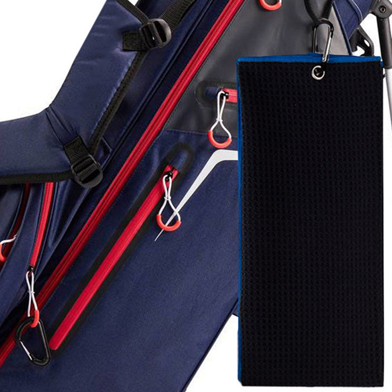 30x50cm Golf Towel With Hook 4 - Golf Towel Waffle avaliação e preço