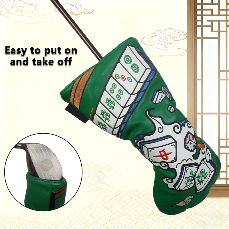 Golf Club Cover, Mahjong Style - Golf Equipment Storage avaliação e preço