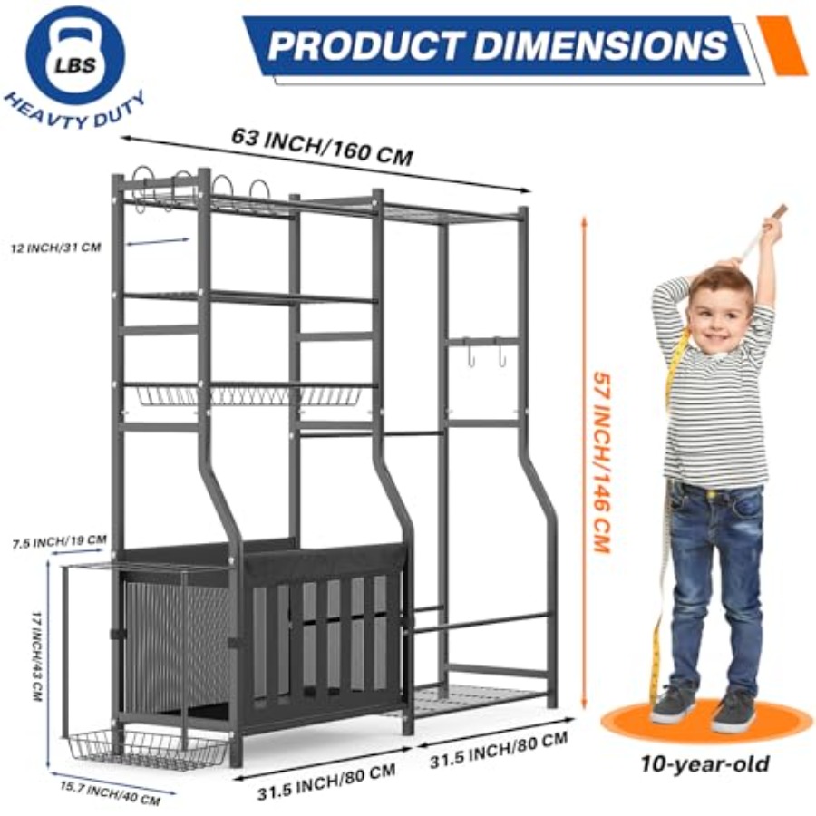 Heavy Duty Garage Sports Equip - Golf Equipment Storage avaliação e preço